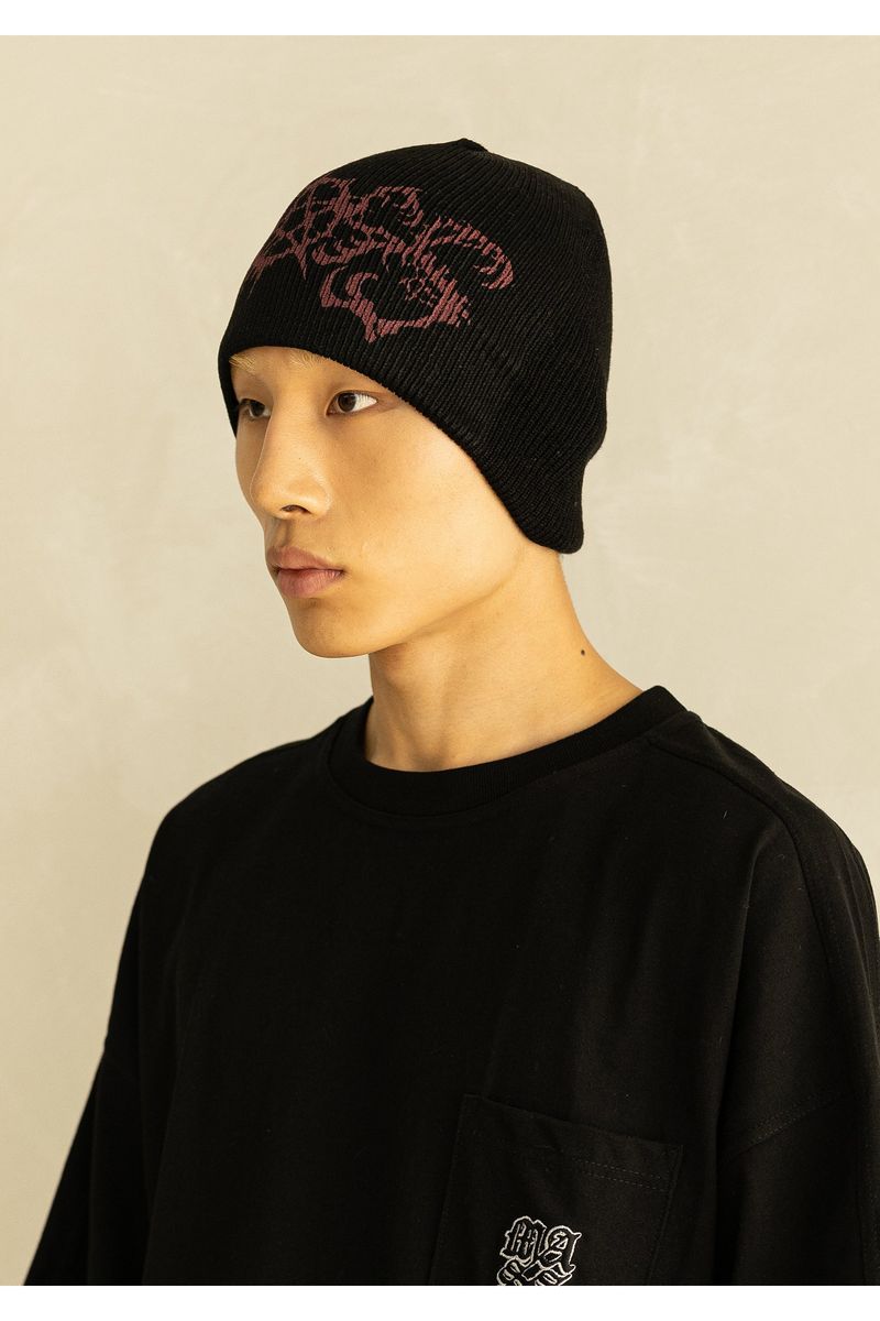 PENTAGRAM SHORT BEANIE MWHAC001-BK