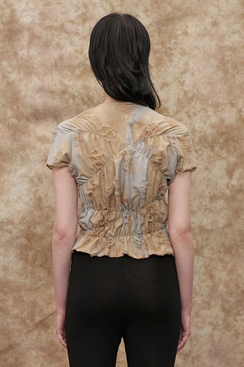 [22S] SHIRRING T SHIRT