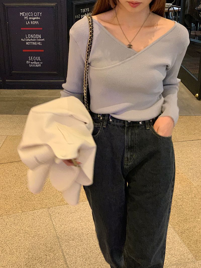 [MADE] DENISE WRAP V KNIT