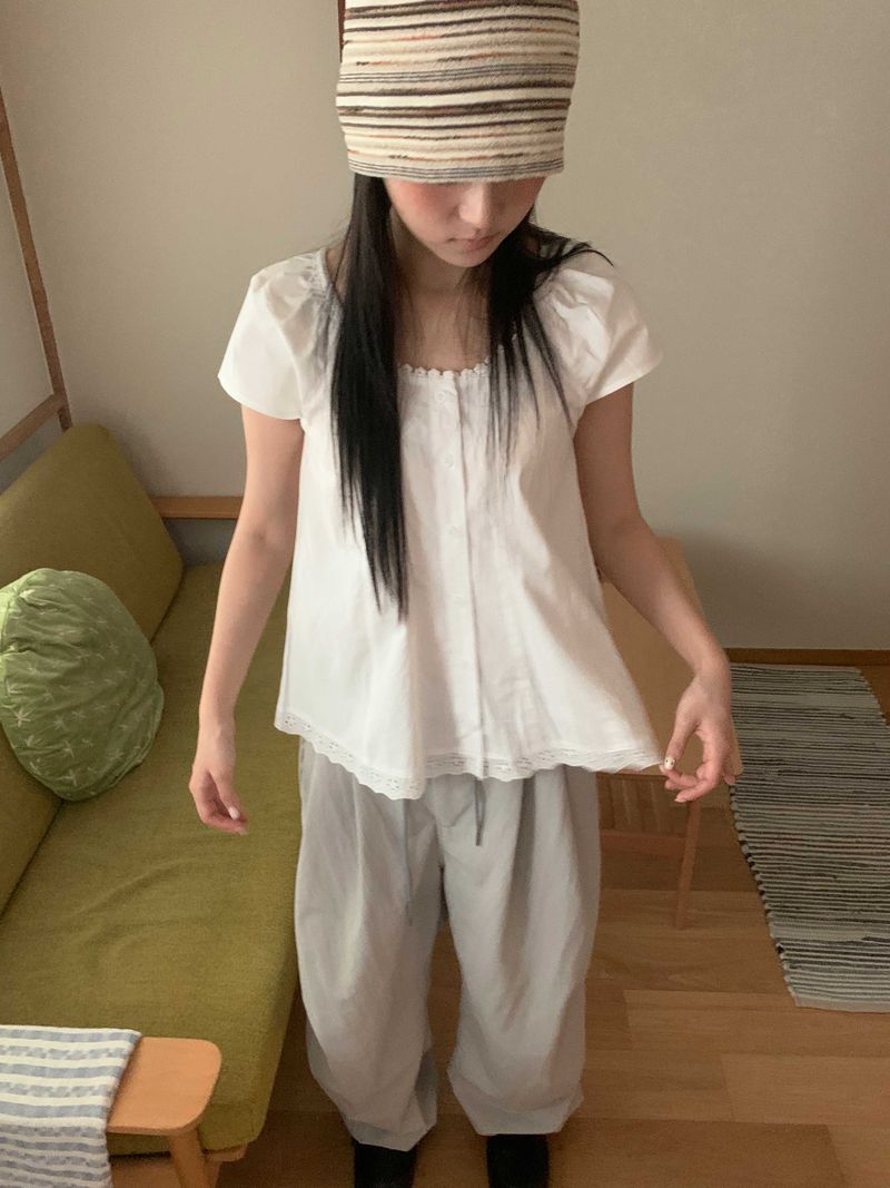 [made] Mori Flare Blouse