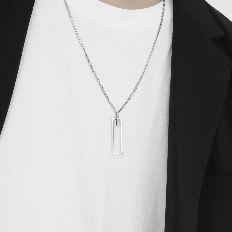 a men's chain necklace_CLEF B-CLIP STICK NEC