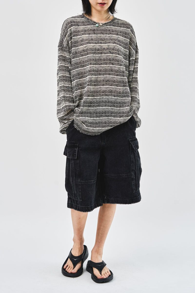 Pace Snap Denim Shorts (2color)