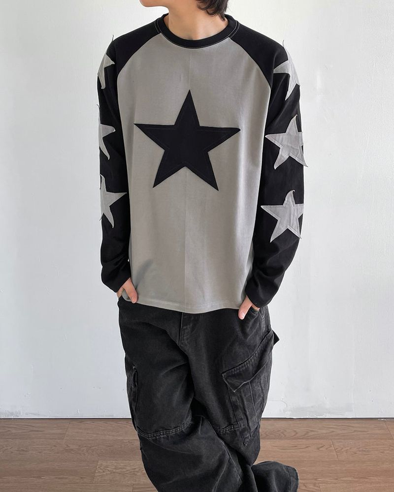 Star Patch Long Sleeve