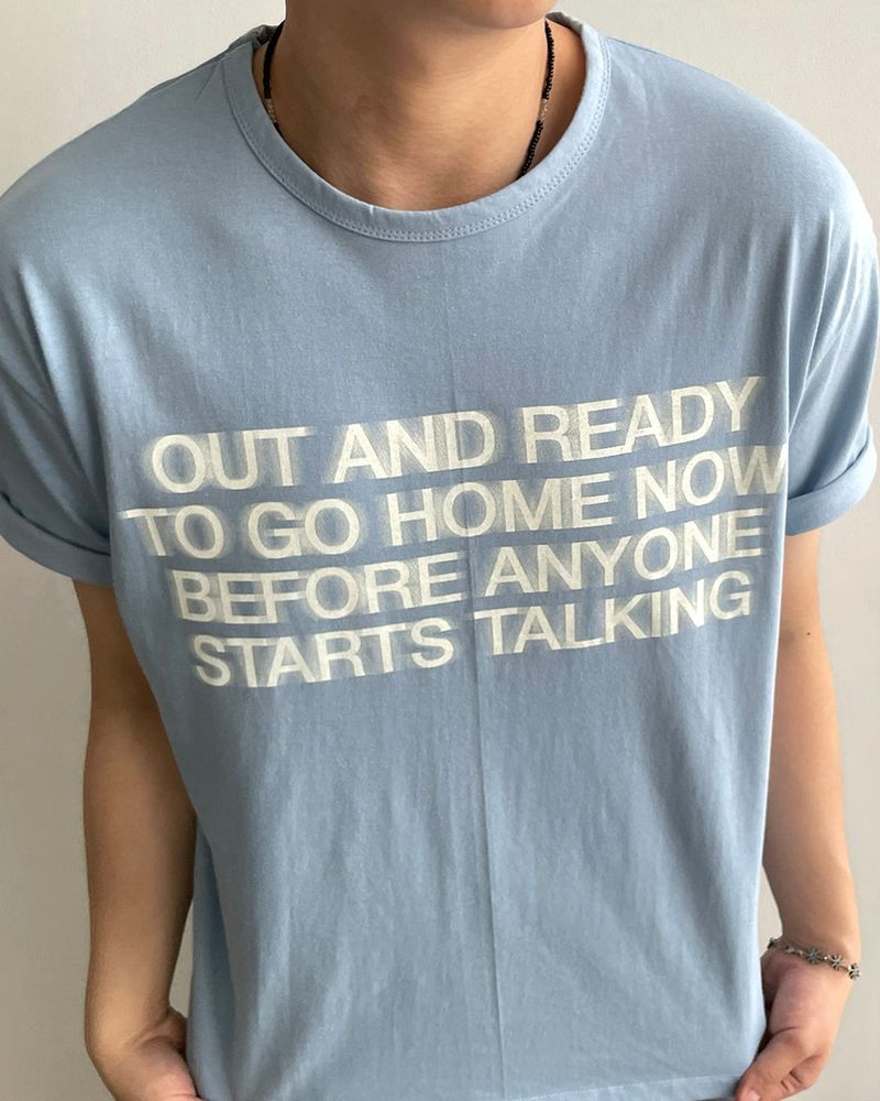 Blur Printing Short Sleeve T