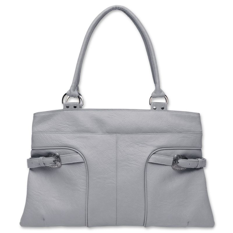 INNER ZEBRA BUCKLE BIG BAG [COOL GRAY]