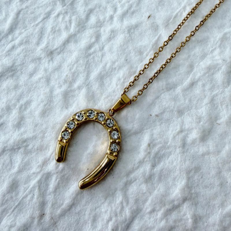 Horseshoe Charm Necklace