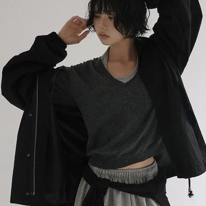 blitti（ブリッティ）の「[Adenti] V-Neck Loose-Fit Knit - 5 Colors（Tops）」