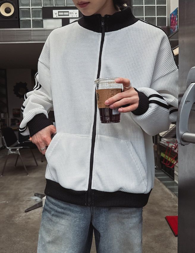 Laus Waffle Track Top Jersey