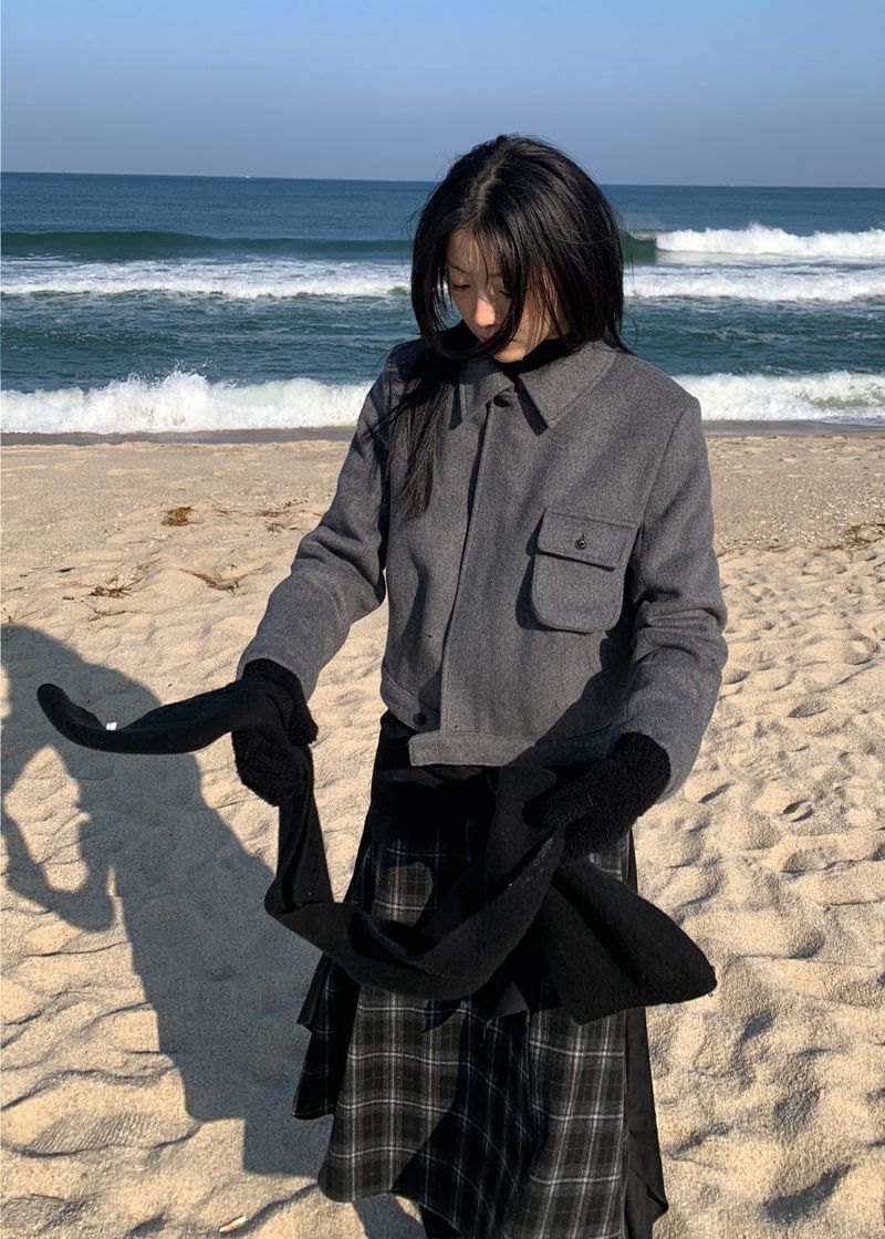 POCKET WOOL JACKET