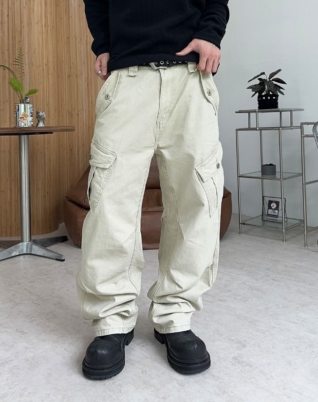 SATIIIZ（サティーズ）の「Alp Vintage Dyed Cargo Pants（Pants）」