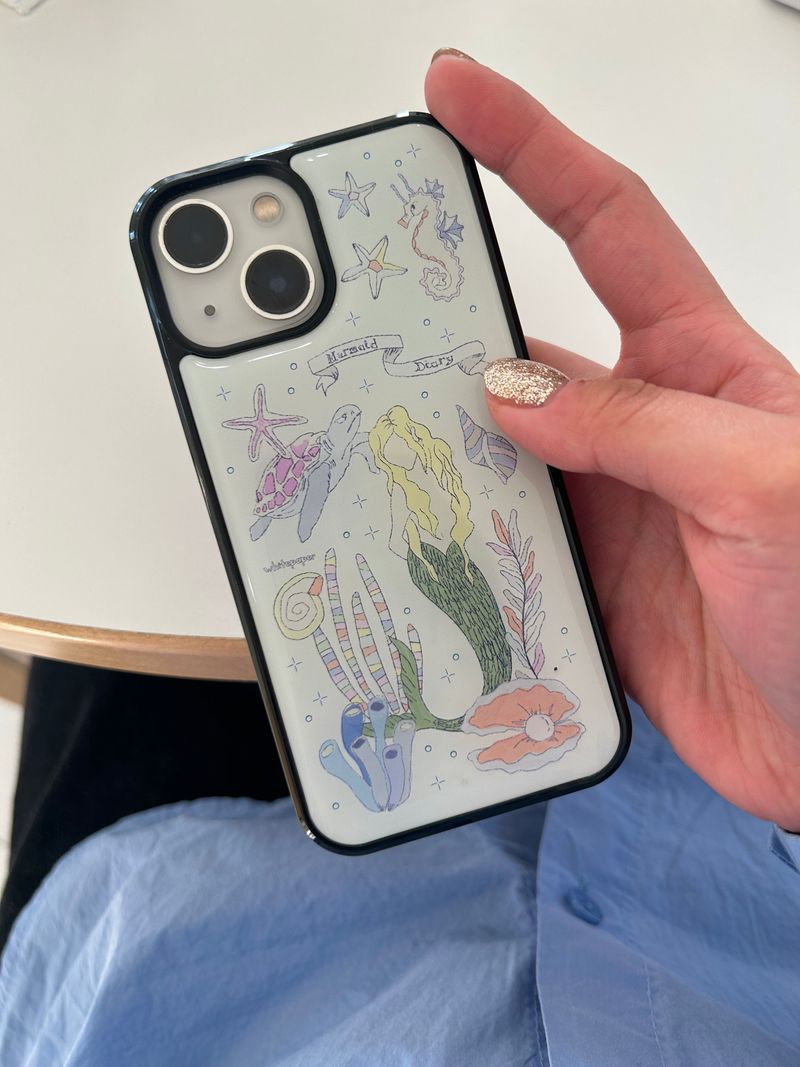 EPOXY BUMPER CASE / MERMAID DIARY COLOR