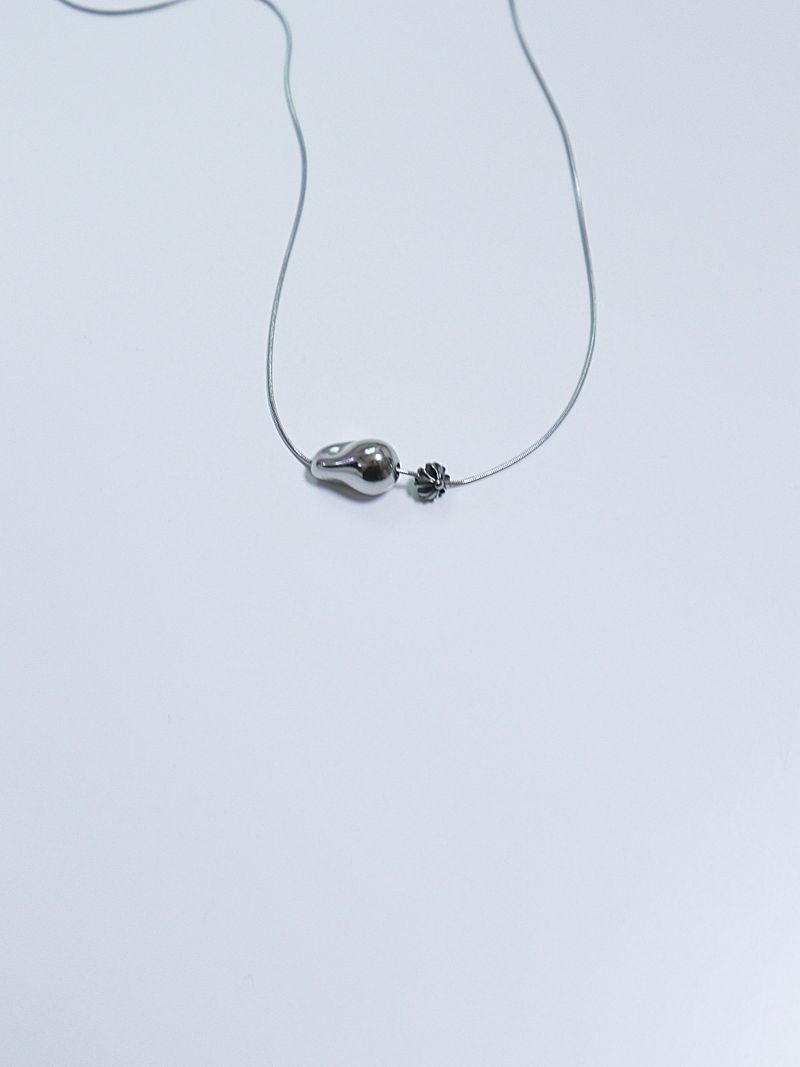 All surgical steel object cross necklace
