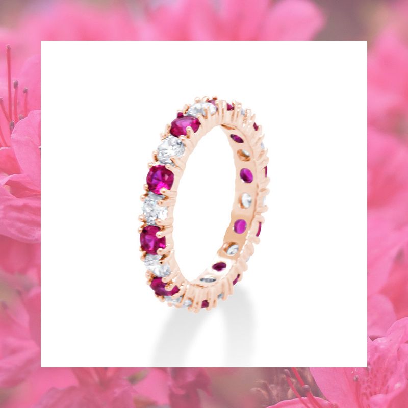 Ruby Lover Ring (rosegold)