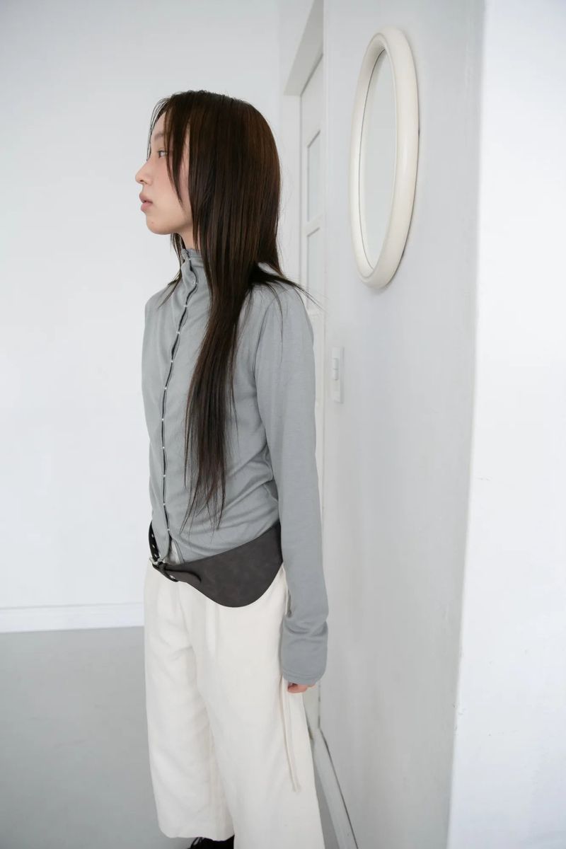 high-neck snap cardigan(3colors)