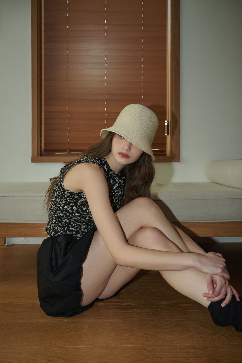 CHINO bucket hat_lightbeige