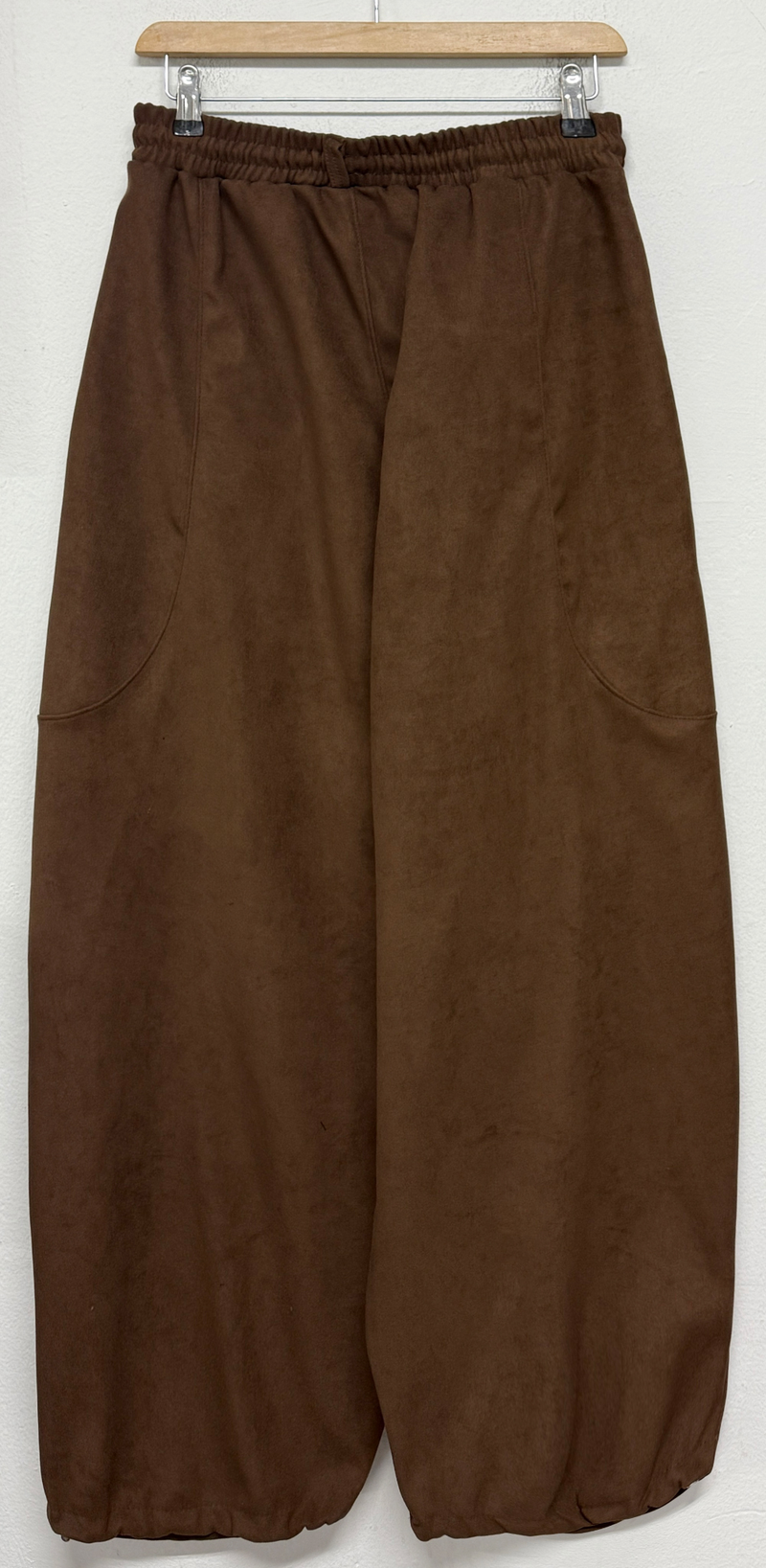Doing Two-Pocket Fleece Balloon Wide Pants 🖤🤎 4COLOR