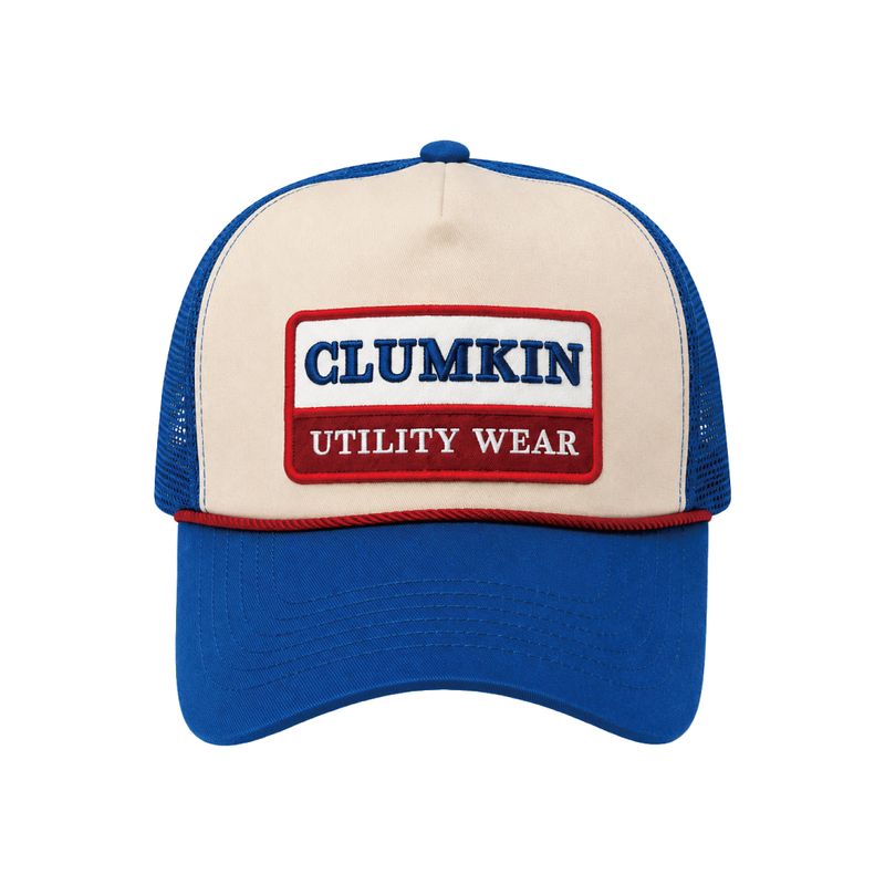 CLUMKIN（クラムキン）の「ヴィンテージパッチメッシュキャップ (BLUE)（帽子）」