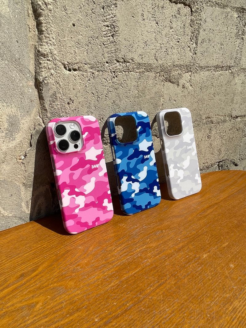 [BLUE] CAMOUFLAGE Hard Case / TREEFORFIVE345
