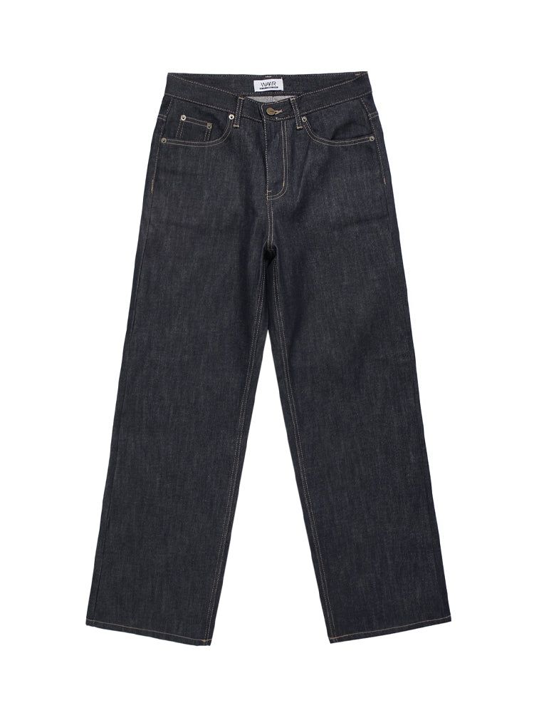 M197 NON-FADE WIDE DENIM PANTS