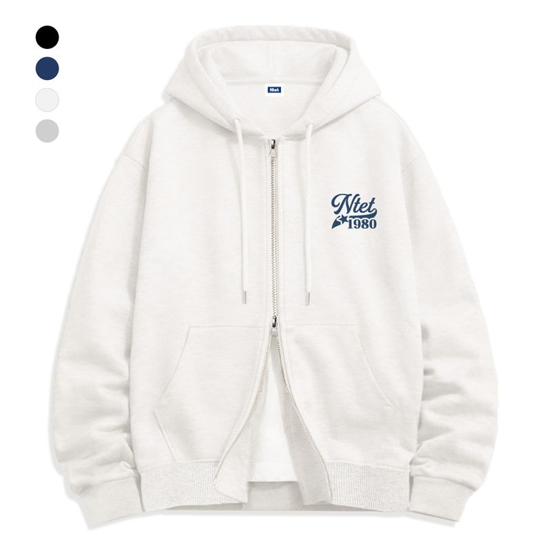 NTET(エヌティーイーティー)の「script star logo 2-way zip-up (4color)(Tops)」