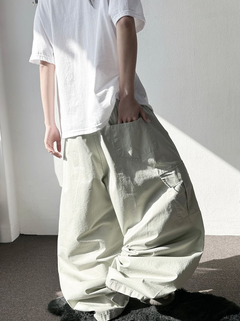 Molpure Cargo Balloon Fit Pants 4color