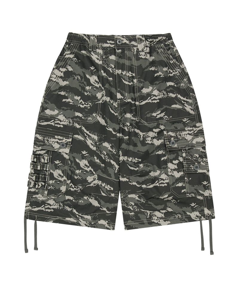 UTILITY CARGO CAMO SHORTS