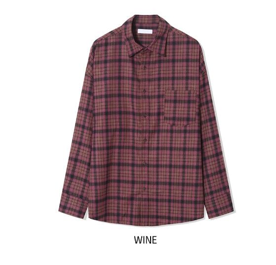 Tier peach checkmate shirt
