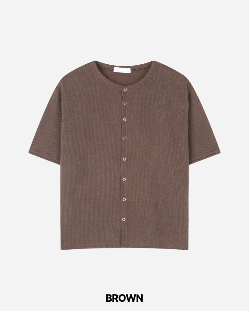 Plac Knit Short Sleeve Cardigan