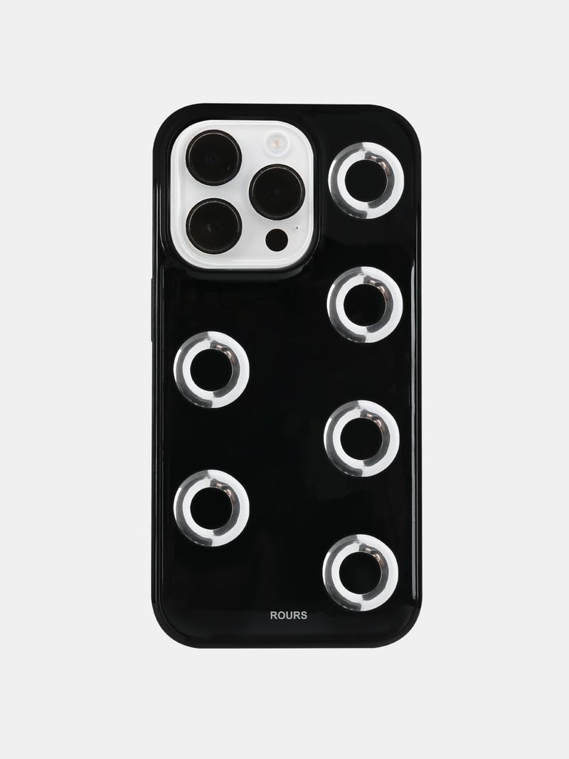ROURS(ラウォルズ)の「ishii stud case (black)(Smartphone Accessories)」