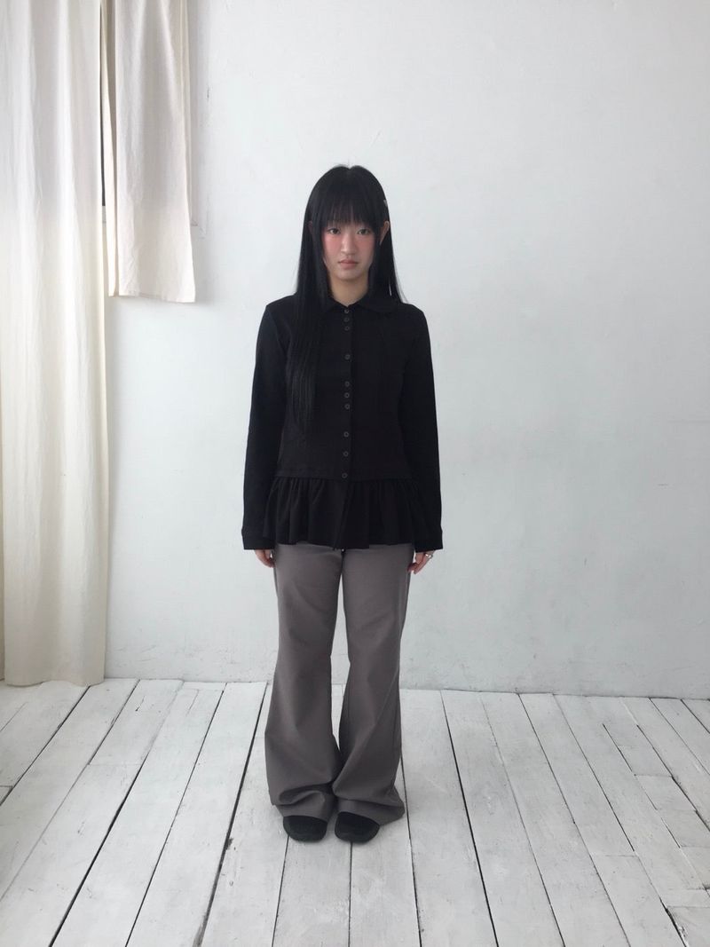フリルレイヤードトップ