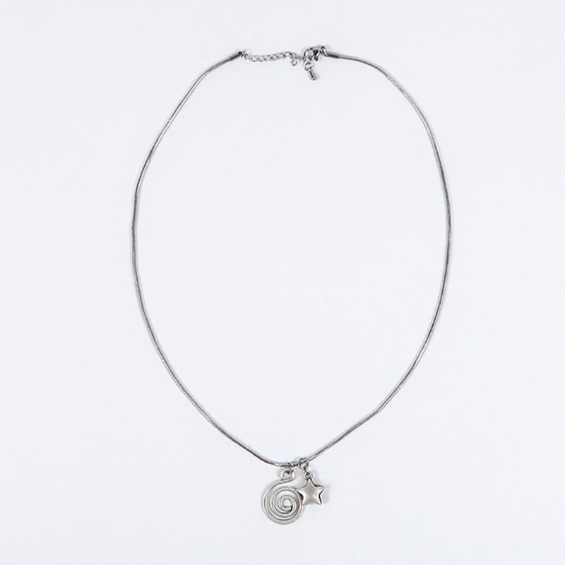 spiral star necklace