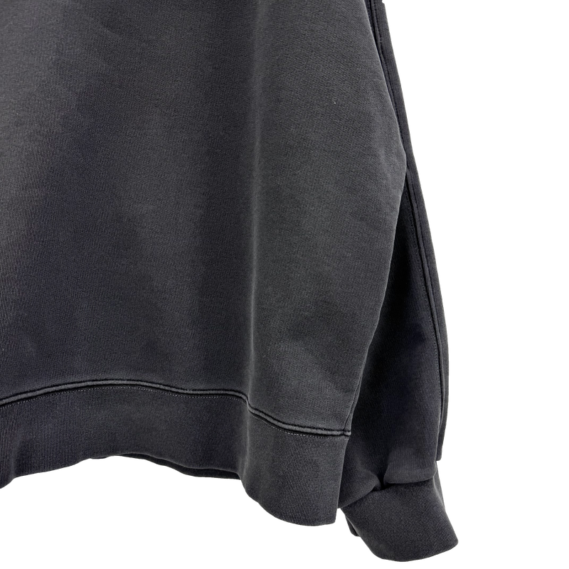 pigment panel zip-up hoodie
