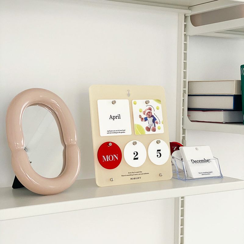 DEAR MY DAYS Perpetual Calendar - Butter
