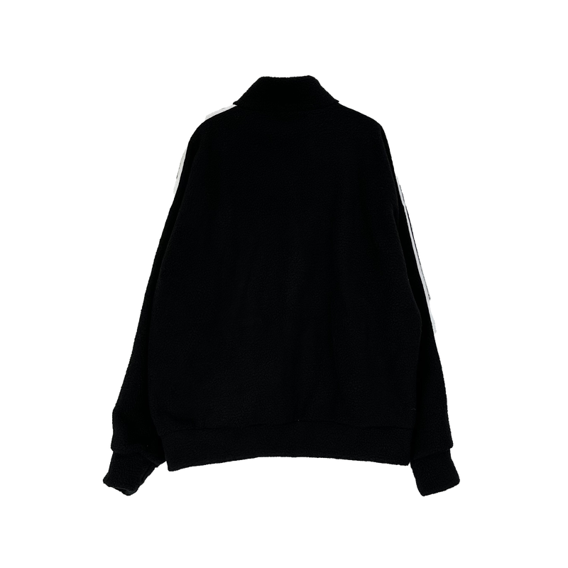 boa fleece track zip-up