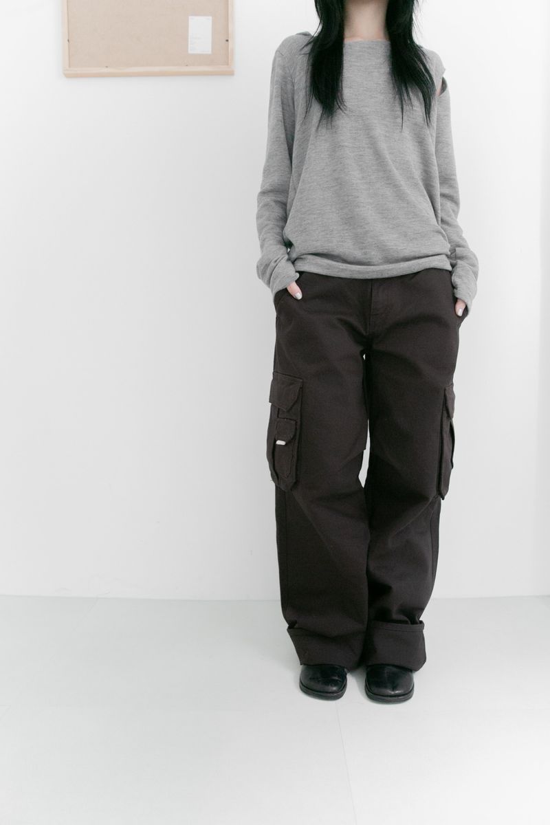 camp pocket cargo pants(2colors)