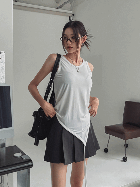 ULAN（ユレン）の「Tail Two-Way Sleeveless（Tops）」