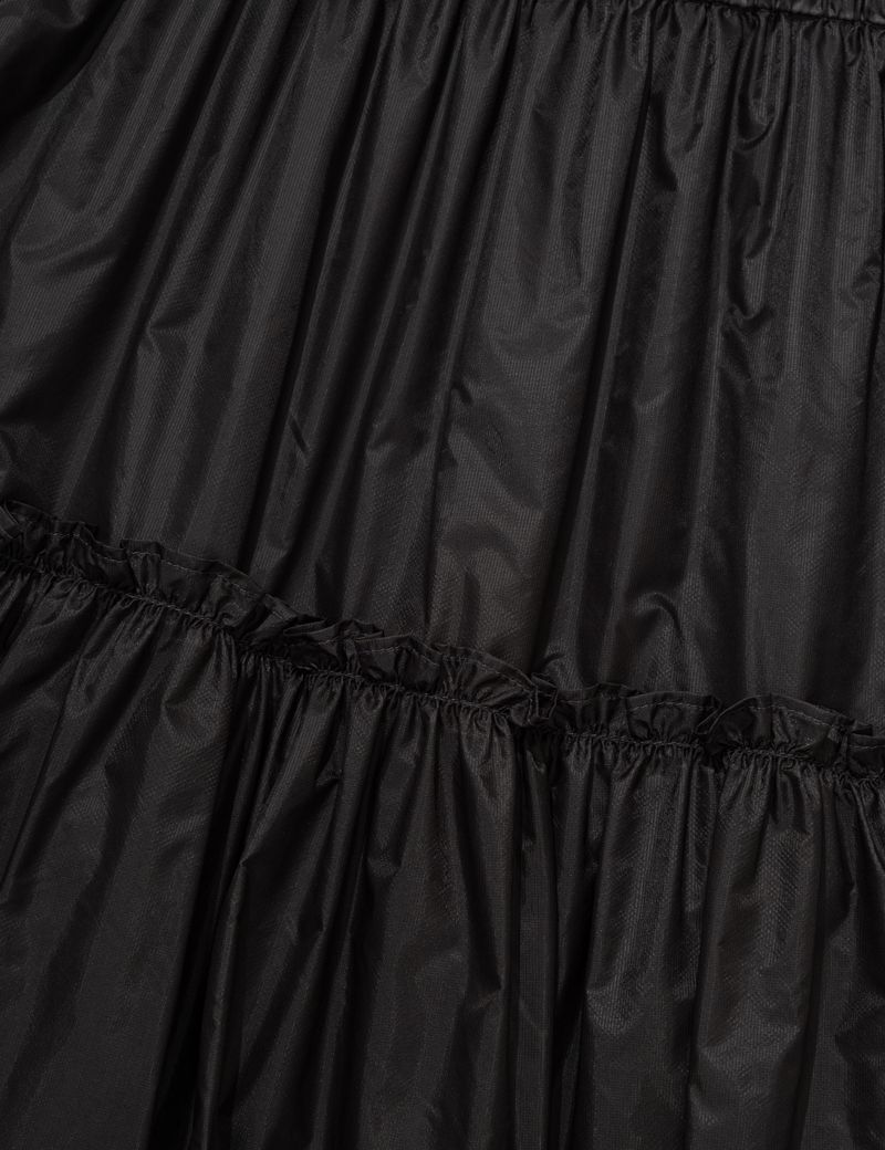 SHINING PUMPKIN MIDI SKIRT(BLACK)