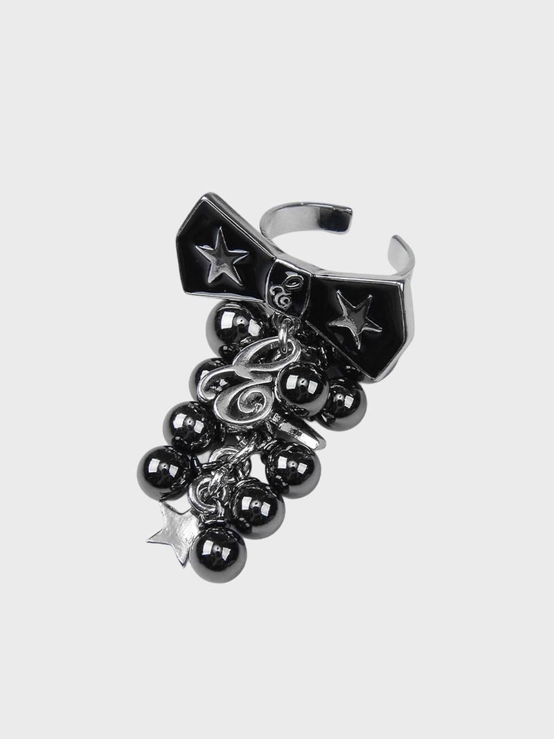 BOW&GRAPE RING (BLACK)