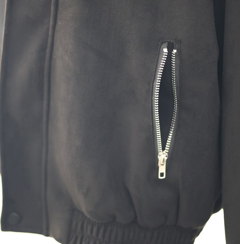 Nella Suede Zip-Up Jacket