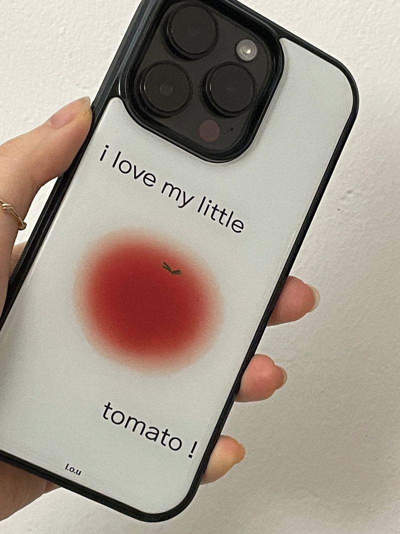 ovethings(オブシング)の「little tomato white case (epoxy)(Smartphone Accessories)」