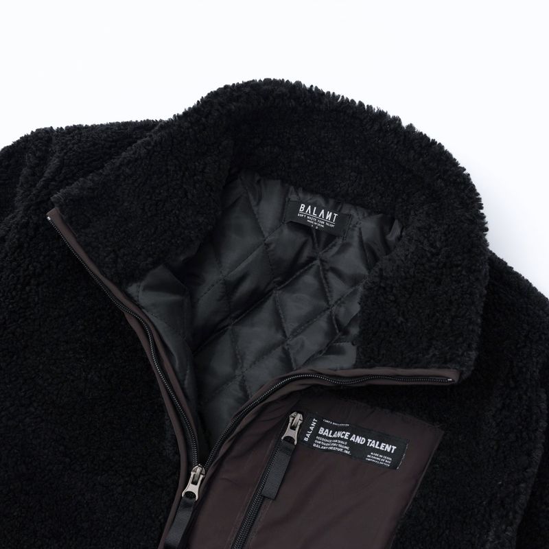 Our Story Fleece Zipup Jacket - Black