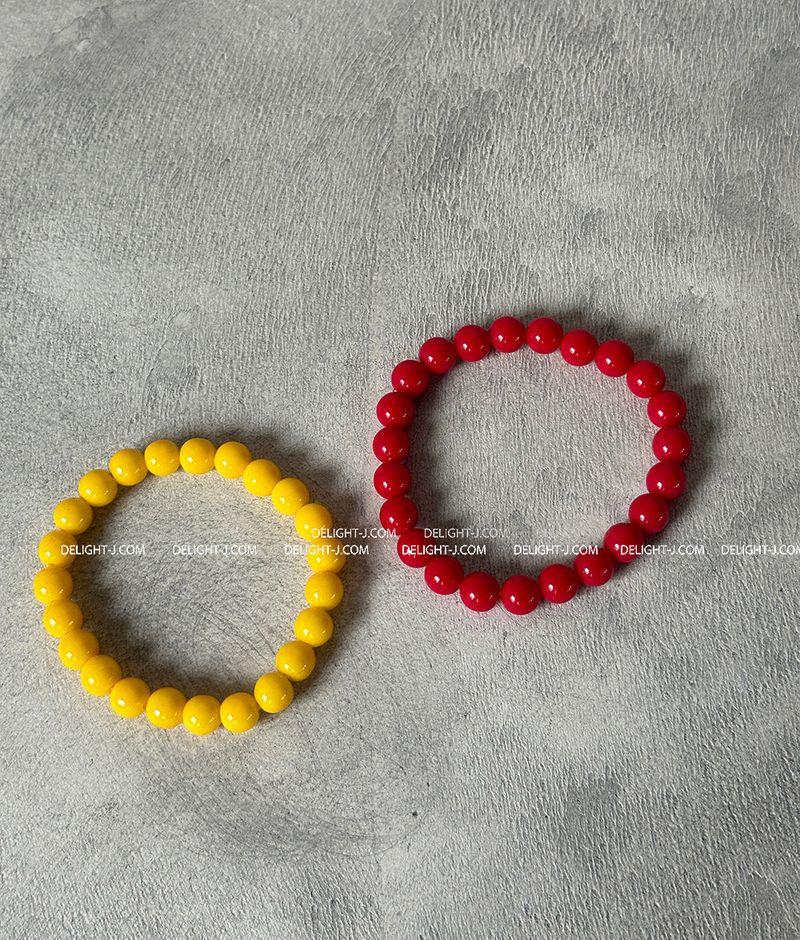 Color pearl ball bracelet