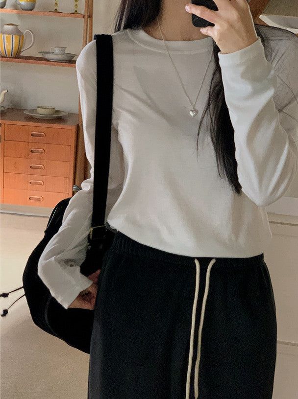 All Day Basic Long Sleeve T-shirt (4color)