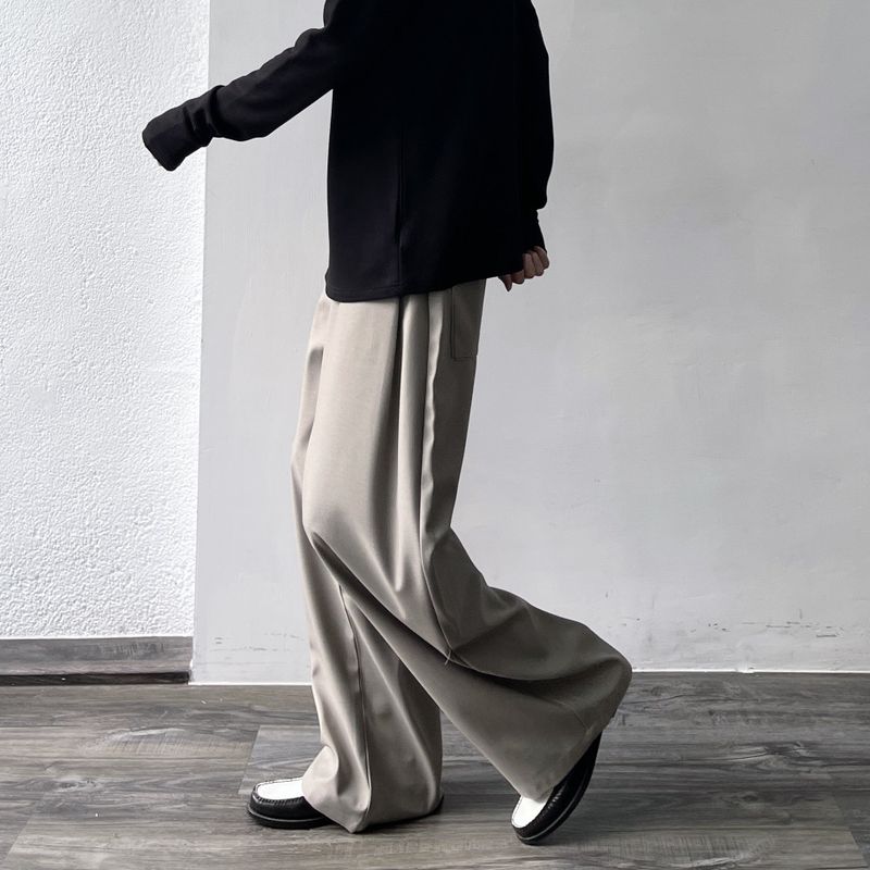 Draped Silhouette Trousers