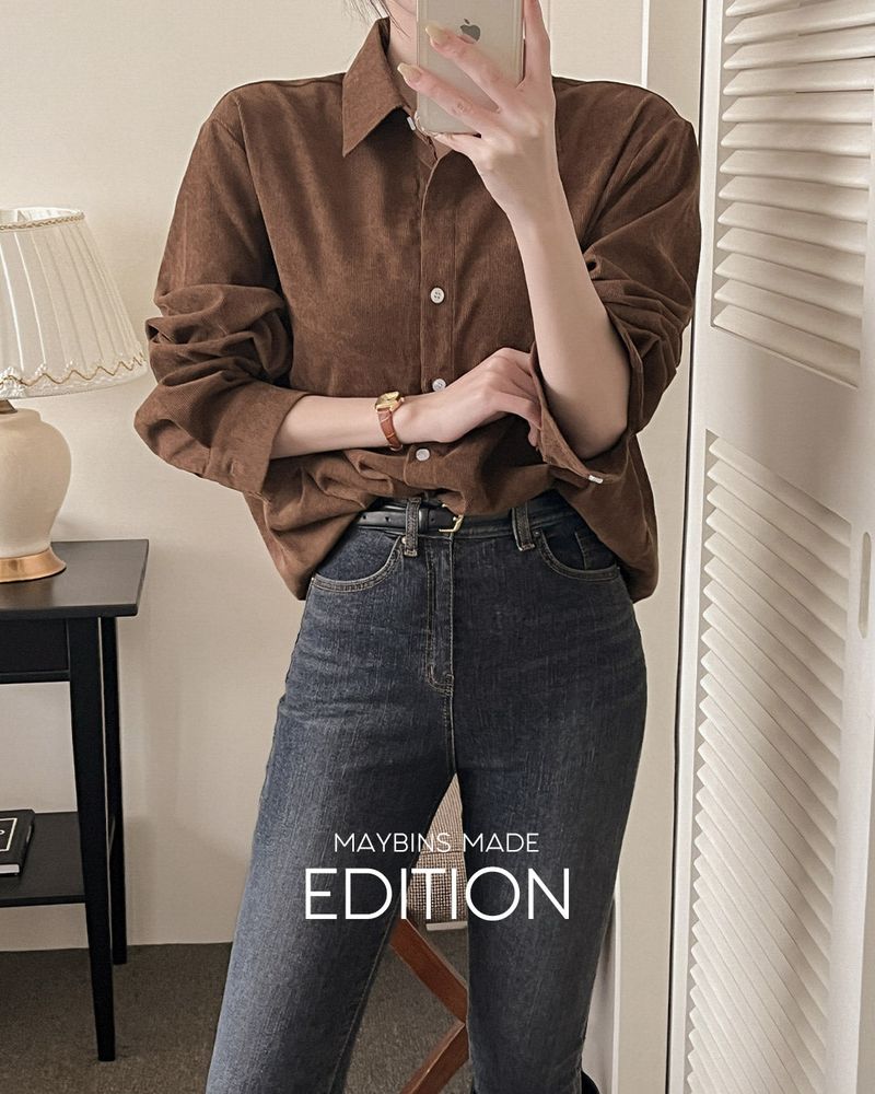 【MADE】Corduroy overfit shirt