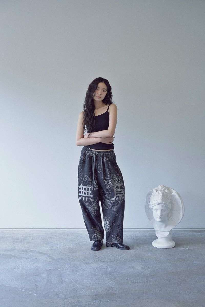 FOG JACQUARD MU-WI SWEAT PANTS (Charcoal)