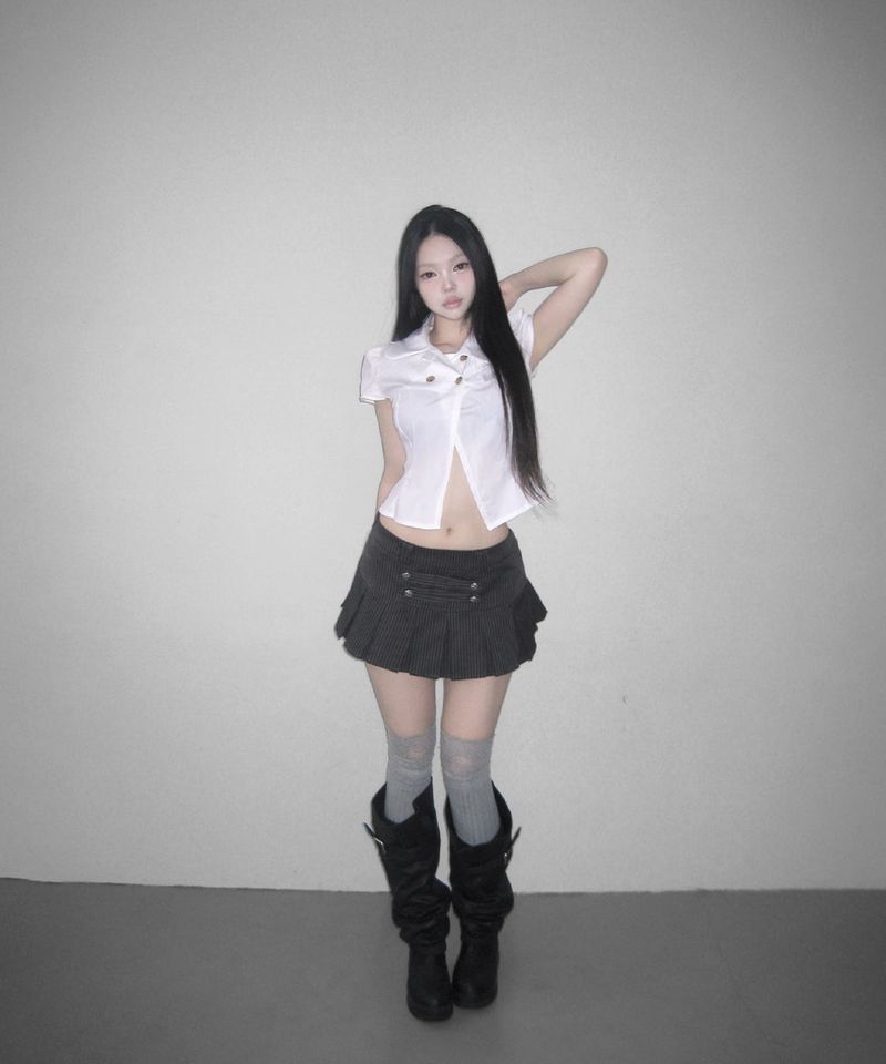 lottie open blouse (2colors)