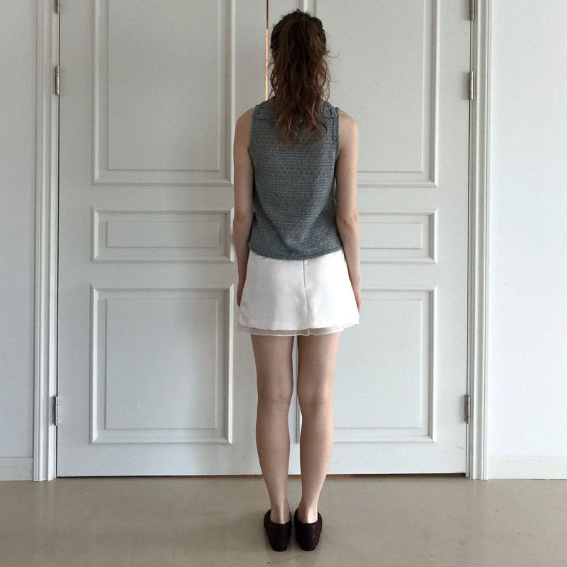 Elrocio neck vest (gray)