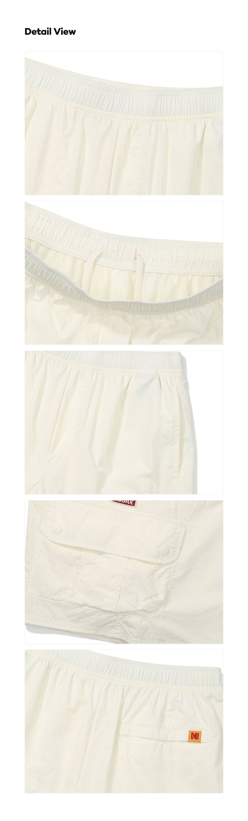 ICE POP Pocket Shorts【IVORY】