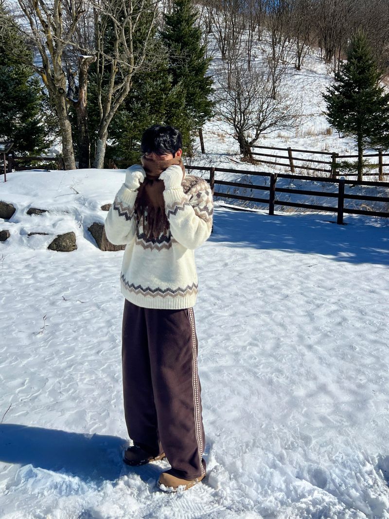 Pretzel Fleece Pants (2 Colors)